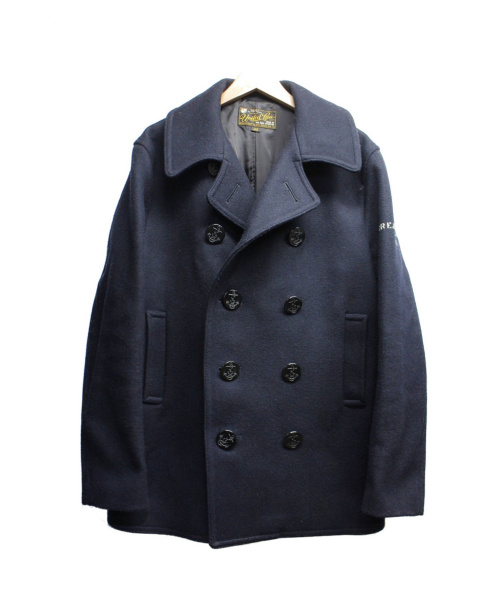 中古 古着通販 United Carr ユナイティッドカー ヘビーメルトンpコート ネイビー サイズ 42 Pea Coat Buzz Ricksons Uc139 ブランド 古着通販 トレファク公式 Trefac Fashion