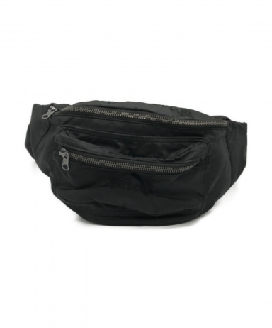 supreme barbour waxed cotton waist bag