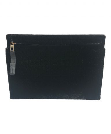 【中古・古着通販】LOEWE (ロエベ) ベロアクラッチバッグ