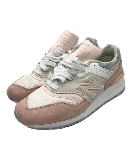 NEW BALANCE（ニューバランス）NEW BALANCE (ニューバランス) ローカットスニーカー M997LBH　USA製 ホワイト×ピンク サイズ:29の古着・服飾アイテム