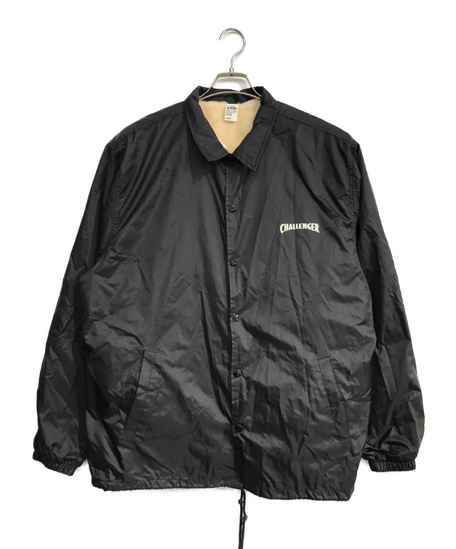 CHALLENGER (チャレンジャー) END WAR COACH JACKET　コーチジャケット ブラック サイズ:XL