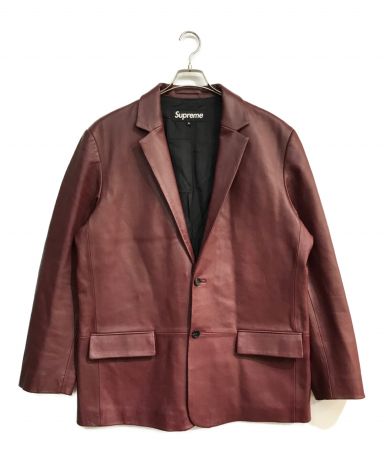 【中古・古着通販】Supreme (シュプリーム) Leather Blazer レザー