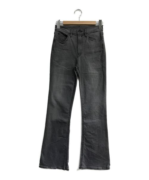 L'appartement（アパルトモン）L'Appartement (アパルトモン) Cropped Flare Denim　20030570003410 グレー サイズ:26の古着・服飾アイテム