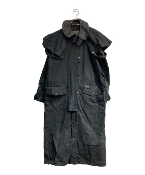 OUTBACK（アウトバッグ）OUTBACK (アウトバッグ) オイルドダスターコート ブラック サイズ:XSの古着・服飾アイテム