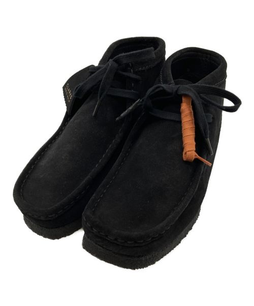 CLARKS（クラークス）CLARKS (クラークス) Wallabee Boot　ワラビー　スウェード ブラック サイズ:25.5 未使用品の古着・服飾アイテム