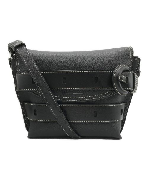 J&M DAVIDSON（ジェイ＆エム デヴィッドソン）J&M DAVIDSON (ジェイ＆エム デヴィッドソン) THE BELT CLUTCH ショルダーバッグ　 ブラック 未使用品の古着・服飾アイテム