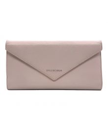 BALENCIAGA（バレンシアガ）の古着「PAPER ウォレット　499207」｜ピンク