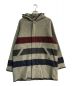 WOOLRICH（ウールリッチ）の古着「MULTI BORDER PATTERN WOOL COAT　グレー　80’S」｜グレー