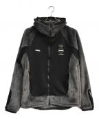 F.C.R.B.エフシーアールビー）の古着「POLARTEC FLEECE HYBRID BLOUSON　FCRB-212050」｜グレー×ブラック