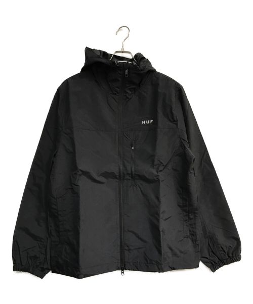 HUF（ハフ）HUF (ハフ) ESSENTIALS ZIP STANDARD  SHELL ジャケット JK00350 ブラック サイズ:L 未使用品の古着・服飾アイテム
