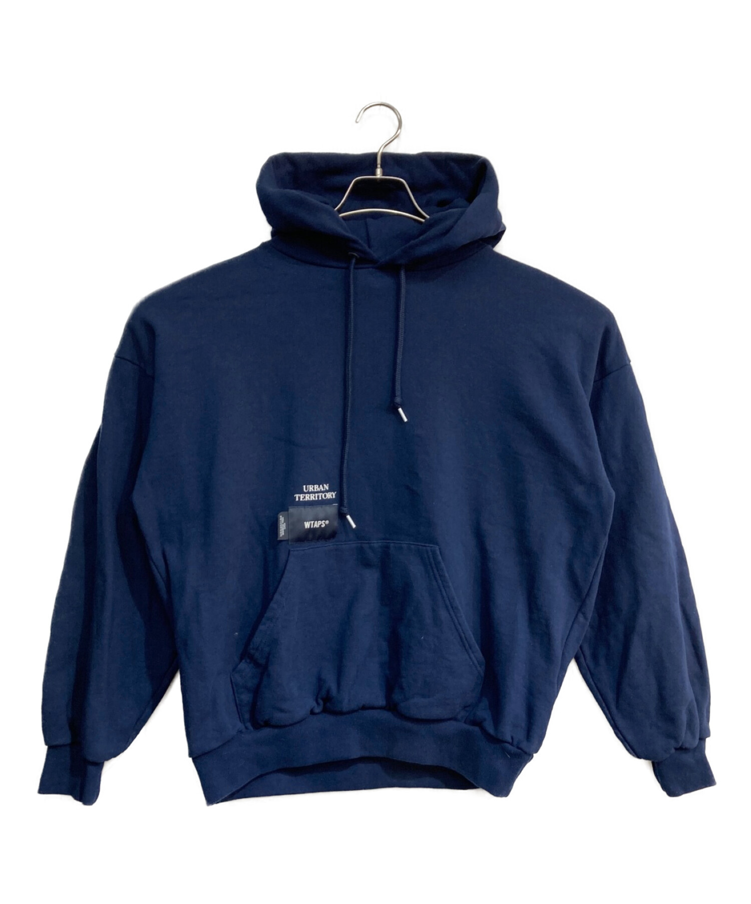 WTAPS CROSS BONES / HOODY / COTTON 紺M新品-