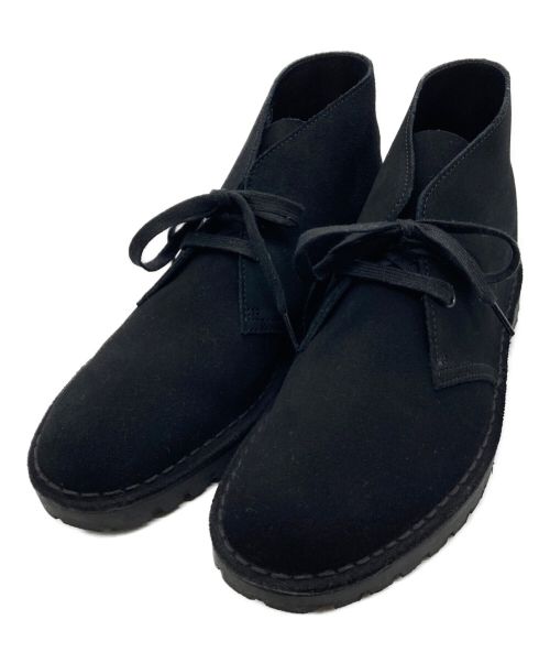 CLARKS ORIGINAL（クラークスオリジナルズ）CLARKS ORIGINAL (クラークスオリジナルズ) スウェードチャッカーブーツ ブラック サイズ:42 1/2の古着・服飾アイテム