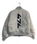 CODE 47L (コード47L) LOGO MA-1 BLOUSON グレー サイズ:M 未使用品：15800円