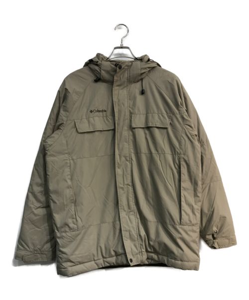 Columbia（コロンビア）Columbia (コロンビア) ダウンジャケット　WM5385 ベージュ サイズ:Mの古着・服飾アイテム