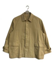 AURALEE（オーラリー）の古着「23SS FINX HARD TWIST GABARDINE BLOUSON　A23SB02FB」｜ベージュ