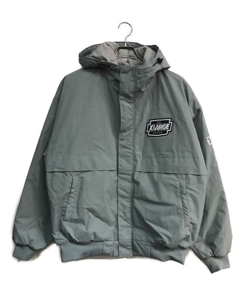 X-LARGE（エクストララージ）X-LARGE (エクストララージ) NYLON PUFFER JACKET　101223021005　 ブルー サイズ:Lの古着・服飾アイテム