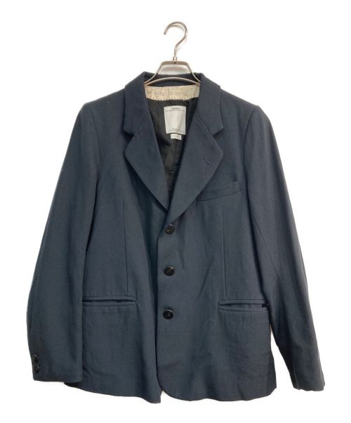 VISVIM（ビズビム）VISVIM (ビズビム) AIRMAN BLAZER　0115205013024　ブラック ブラック サイズ:1の古着・服飾アイテム