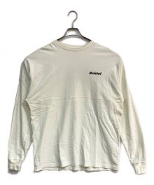 F.C.R.B.（エフシーアールビー）の古着「BIG LOGO L/S TEAM BAGGY TEE　FCRB-230070」｜アイボリー