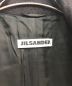 中古・古着 JIL SANDER (ジルサンダー) 比翼コート グレー サイズ:38：9800円