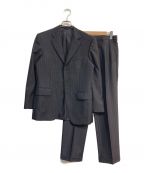 Paul Smith COLLECTIONポールスミス コレクション）の古着「ストライプセットアップスーツ」｜ブラック