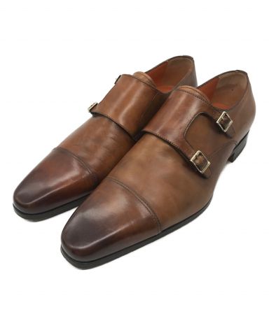 中古・古着通販】Santoni (サントーニ) ダブルモンクレザーシューズ