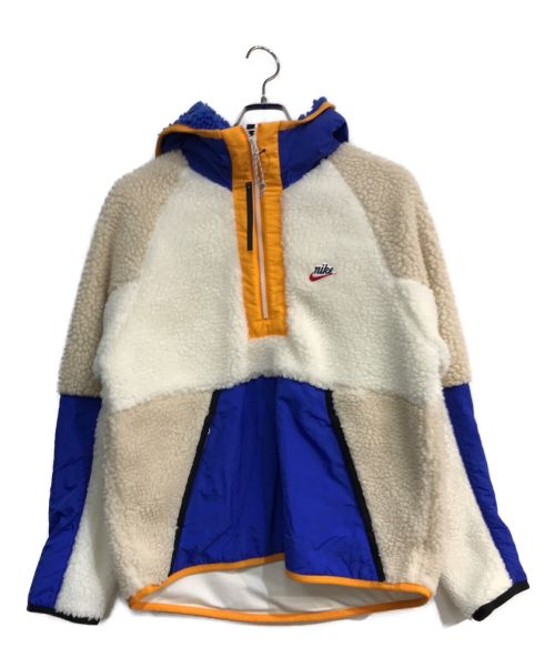 NIKE（ナイキ）NIKE (ナイキ) HE ハーフジップフーディ ウィンターSHERPA　BV3767-133 ホワイト サイズ:M 未使用品の古着・服飾アイテム