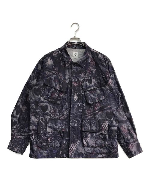 South2 West8（サウスツー ウエストエイト）South2 West8 (サウスツー ウエストエイト) JUNGLE FATIGUE JACKET　IN803 ネイビー サイズ:Mの古着・服飾アイテム