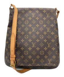 LOUIS VUITTON（ルイ ヴィトン）の古着「ミュゼット ショルダーバッグ　M51256　モノグラム」｜ブラウン