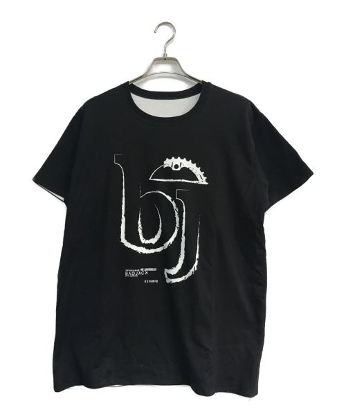 BAGJACK（バッグジャック）BAGJACK (バッグジャック) リバーシブルクルーネックTシャツ ブラック×ホワイト サイズ:Ｌの古着・服飾アイテム