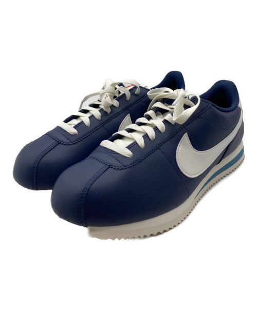 NIKE（ナイキ）NIKE (ナイキ) CORTEZ MIDNIGHT NAVY/SAIL-NOISE　DM4044-400 ネイビー×ホワイト サイズ:27.5の古着・服飾アイテム