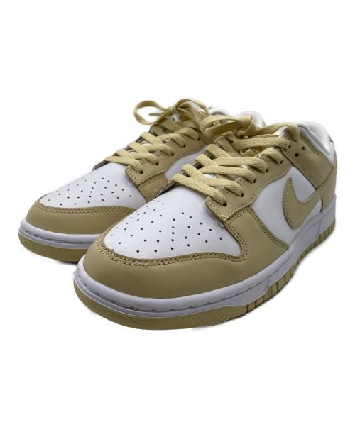 NIKE（ナイキ）NIKE (ナイキ) DUNK LOW RETRO BTTYS WHITE/TEAM GOLD-WHITE-WHITE　DV0833-100 ベージュ×ホワイト サイズ:27.5の古着・服飾アイテム