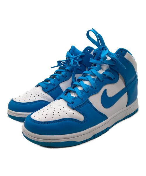 NIKE（ナイキ）NIKE (ナイキ) Nike Dunk High Retro Laser Blue　DD1399-400 ライトブルー×ホワイト サイズ:27の古着・服飾アイテム