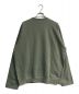 Graphpaper (グラフペーパー) COMPACT TERRY ROLL UP SLEEVE CREW NECK GU223-70105 ｸﾞﾚｰ オリーブ サイズ:Ｆｒｅｅ：15800円