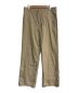 AURALEE（オーラリー）の古着「WASHED FINX TWILL EASY WIDE PANTS　A8SP04TN」｜ベージュ