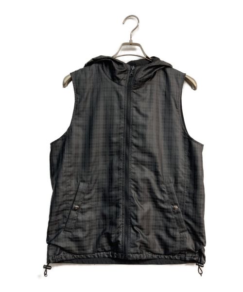 BURBERRY BLACK LABEL（バーバリーブラックレーベル）BURBERRY BLACK LABEL (バーバリーブラックレーベル) リバーシブルベスト　BMP01-300-09　ブラック ブラック サイズ:Ｌの古着・服飾アイテム