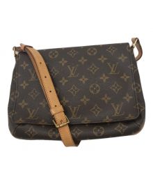 LOUIS VUITTON（ルイ ヴィトン）の古着「	ミュゼットタンゴ ショートストラップ ショルダーバッグ　M51257　モノグラム　ブラウン」｜ブラウン