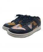 NIKEナイキ）の古着「Dunk Low Graffiti Navy/Yellow　DM0108-400　ネイビー」｜ネイビー