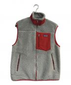 Patagoniaパタゴニア）の古着「CLASSIC RETRO-X VEST　23046　グレー×レッド」｜グレー×レッド