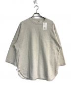 BLURHMSブラームス）の古着「Rough&Smooth Thermal Baseball Tee　bROOTS23F17　グレー」｜グレー