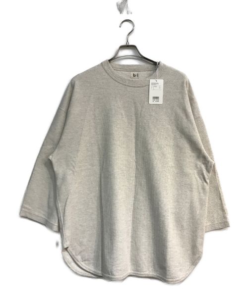 BLURHMS（ブラームス）BLURHMS (ブラームス) Rough&Smooth Thermal Baseball Tee　bROOTS23F17　グレー グレー サイズ:3 未使用品の古着・服飾アイテム