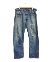 LEVI'S（リーバイス）の古着「ヴィンテージデニムパンツ　505　ボタン裏5　ポケット裏シングル　gripperジッパー 」｜インディゴ