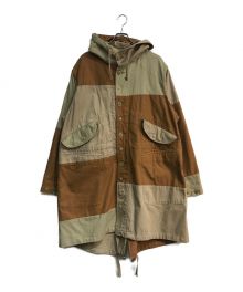 Engineered Garments×BEAMS BOY（エンジニアド ガーメンツ×ビームスボーイ）の古着「別注 HighlandParka」｜ベージュ×ブラウン