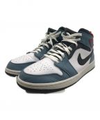 NIKE×FACETASMナイキ×ファセッタズム）の古着「AIR JORDAN 1 MID SE FEARLESS APLA　CU2802-100　ホワイト×ブルー　」｜ホワイト×ブルー