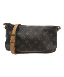 LOUIS VUITTON（ルイ ヴィトン）の古着「ショルダーポーチ　M51240　モノグラム　トロター」｜ブラウン