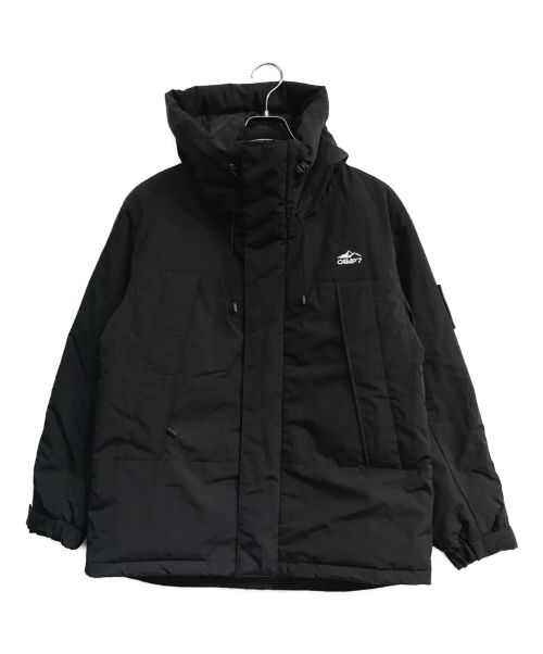 CAMP 7（キャンプ７）CAMP 7 (キャンプ７) 切替フードダウン　CP4402631002　ブラック ブラック サイズ:Ｌの古着・服飾アイテム