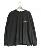 COOTIE PRODUCTIONSクーティープロダクツ）の古着「Dry Tech Jersey Oversized L/S Tee　CTE-23S330」｜グレー