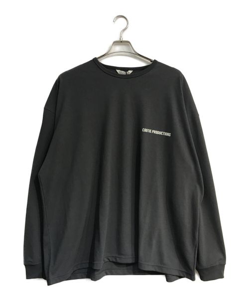 COOTIE PRODUCTIONS（クーティープロダクツ）COOTIE PRODUCTIONS (クーティープロダクツ) Dry Tech Jersey Oversized L/S Tee　CTE-23S330 グレー サイズ:L 未使用品の古着・服飾アイテム