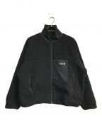 Aardアード）の古着「Logo Retro Fleece Jacket」｜ブラック