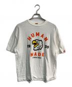 HUMAN MADEヒューマンメイド）の古着「プリントTシャツ」｜ホワイト