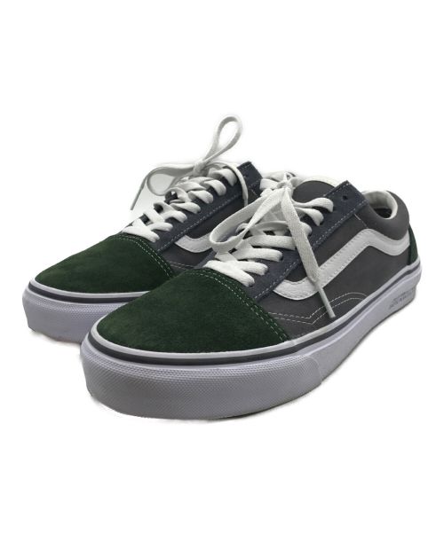 VANS（バンズ）VANS (ヴァンズ) BOTANIZE (ボタナイズ) AUTHENTIC ローカットスニーカー グレー×グリーン サイズ:US 8の古着・服飾アイテム